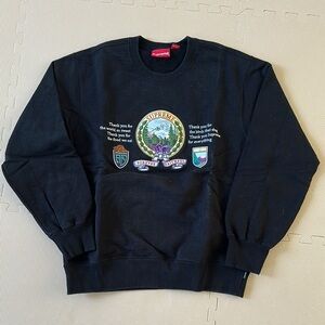 Supreme Black Graphic Men's Crewneck